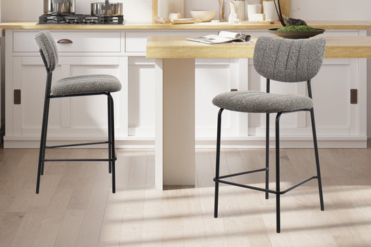 Tellerstoel 'Antura' Stof Ote Lisa 456 Donkergrijs