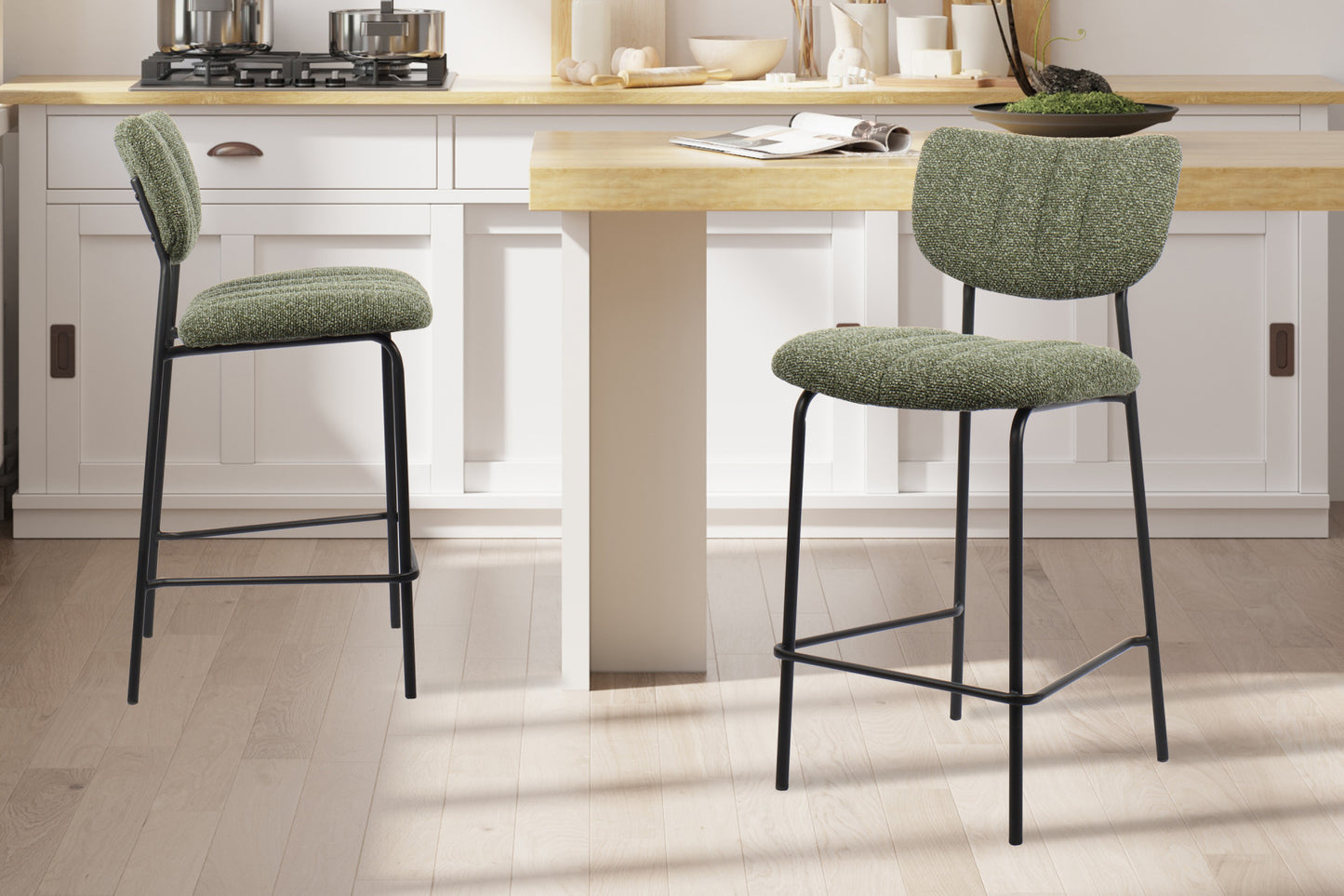 Tellerstoel 'Antura' Stof Ote Lisa 356 Groen