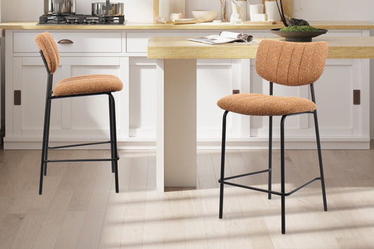 Tellerstoel 'Antura' Stof Ote Lisa 251 Oranje