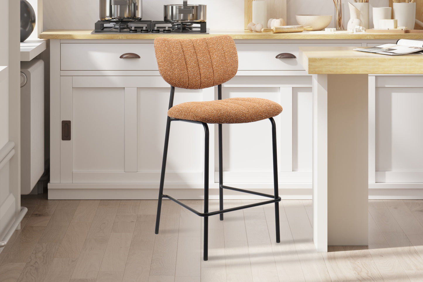 Tellerstoel 'Antura' Stof Ote Lisa 251 Oranje