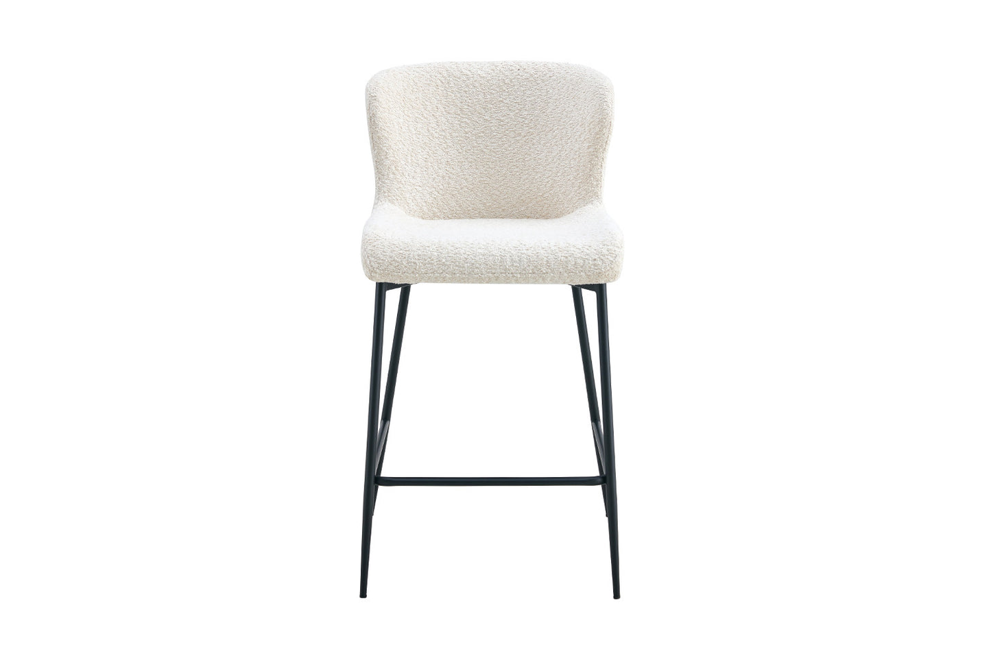 Tellerstoel 'Lisa' Bouclé Ecru