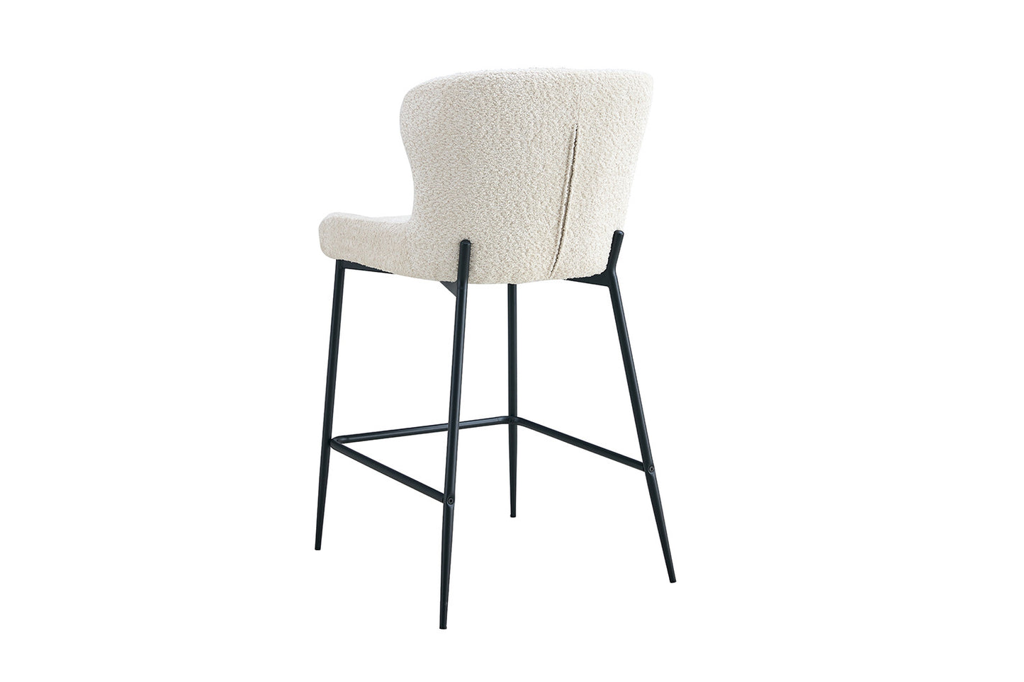Tellerstoel 'Lisa' Bouclé Ecru