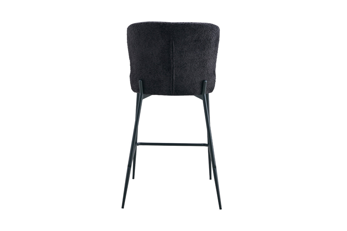 Tellerstoel 'Lisa' Bouclé Donkergrijs