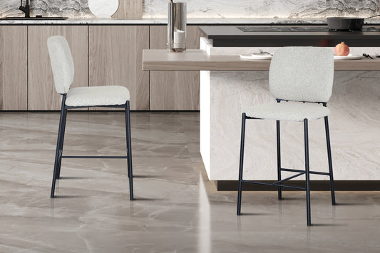 Barkruk 'Sophia' Stof Beige