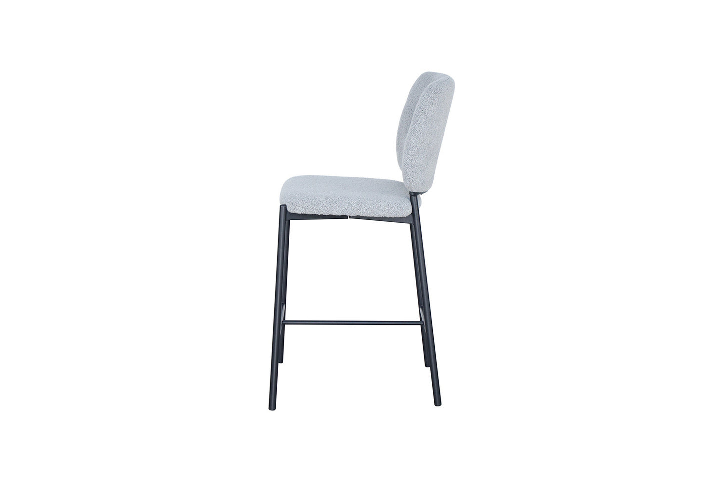 Barkruk 'Sophia' Stof Lichtgrijs