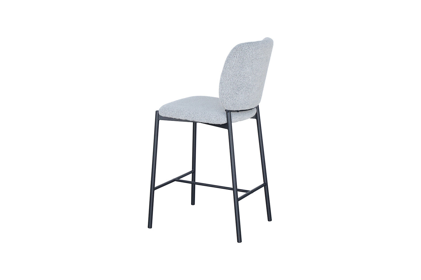 Barkruk 'Sophia' Stof Lichtgrijs