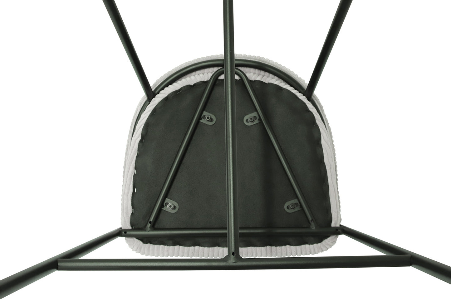 Tellerstoel 'Hugo' Corduroy Lichtgrijs