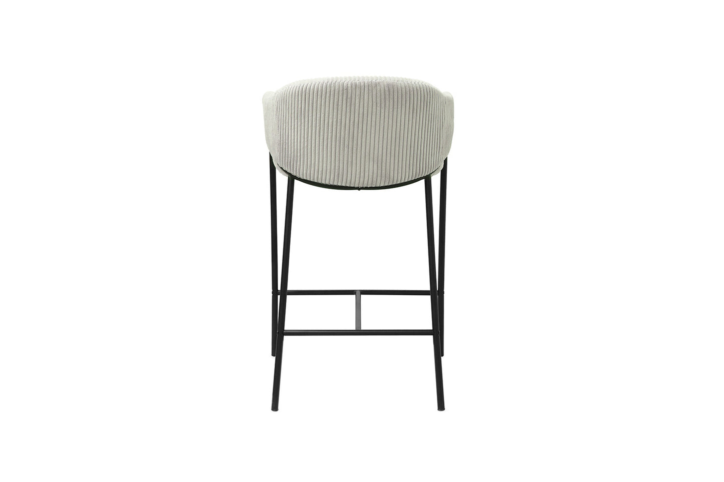 Tellerstoel 'Hugo' Corduroy Lichtgrijs