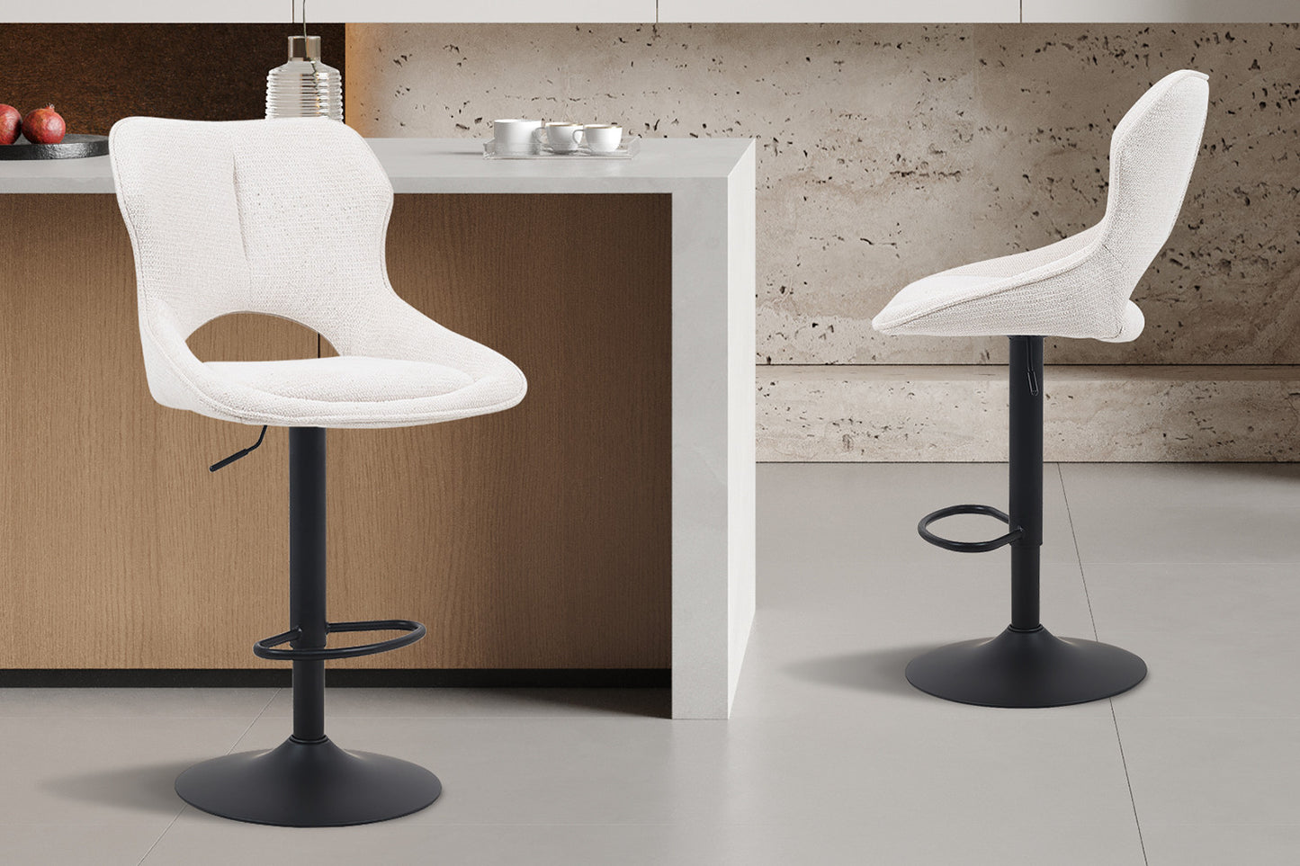 Barkruk 'Mori' Stof Ote Share 101 Beige