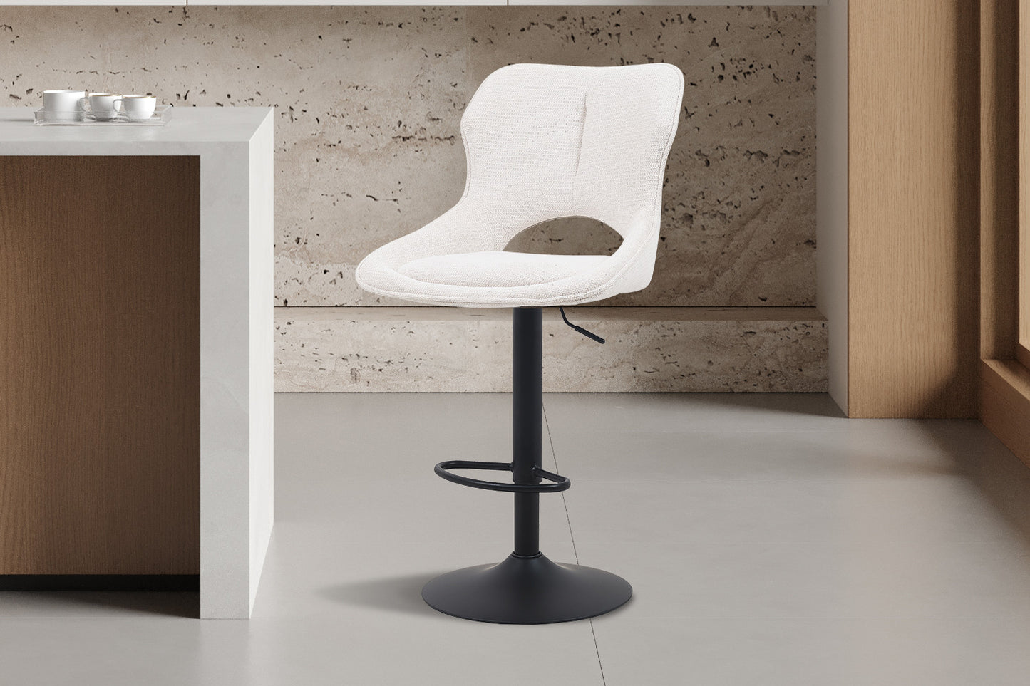 Barkruk 'Mori' Stof Ote Share 101 Beige