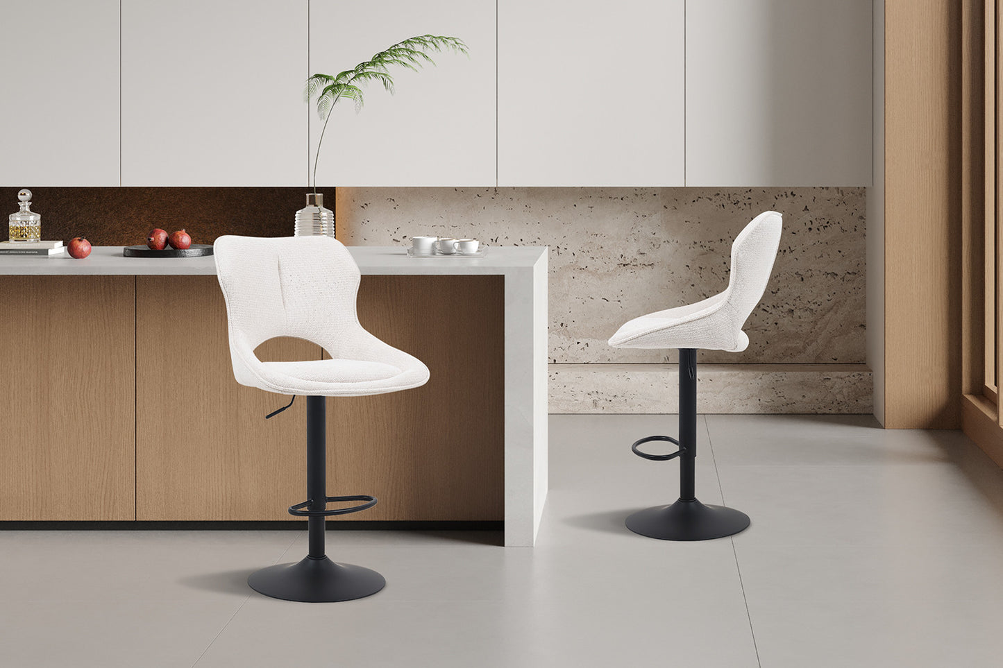 Barkruk 'Mori' Stof Ote Share 101 Beige