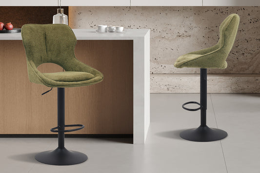 Barkruk 'Mori' Stof Ote Share 353 Groen