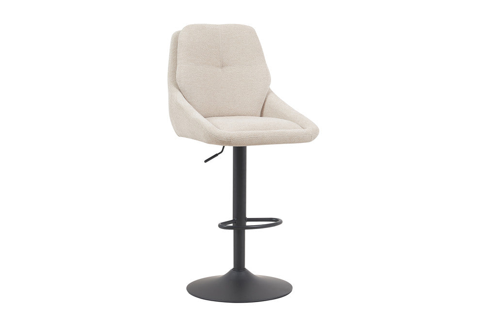 Barkruk 'Sabine' Stof Ote Sea 140 Draaibaar Ecru