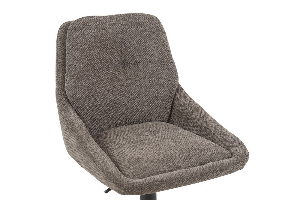 Barkruk 'Sabine' Stof Ote Sea 456 Draaibaar Grijs