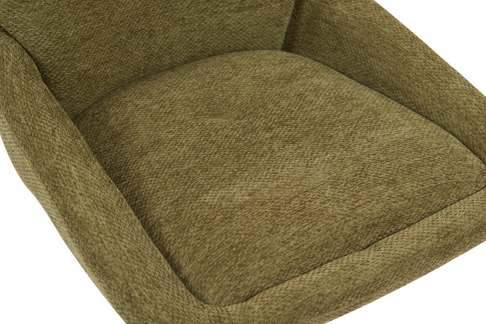 Barkruk 'Sabine' Stof Ote Sea 360 Draaibaar Groen