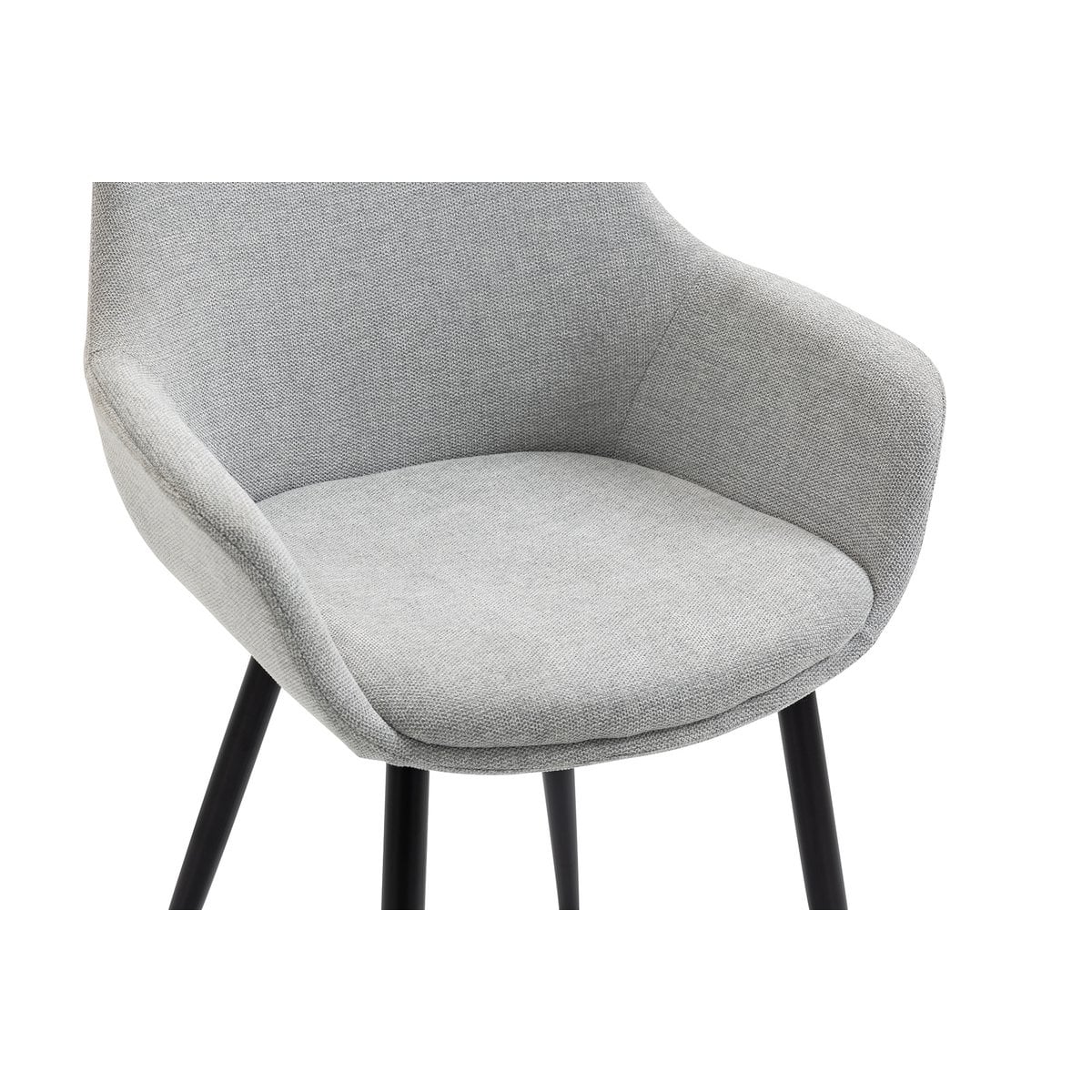 Set van 2 fauteuils lichtgrijs