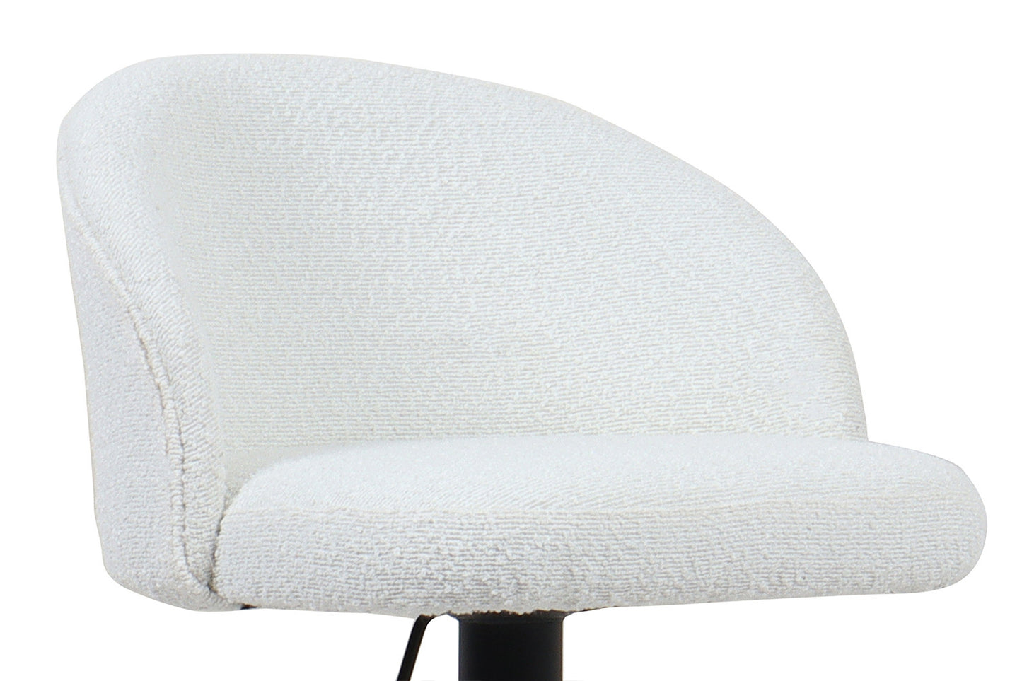 Barstoel 'Arda' Bouclé Wit