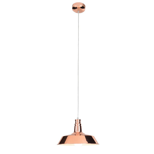 "Koperen" hanglamp d:36cm