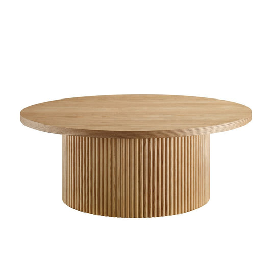 Couchtisch Ø 85 cm Natur