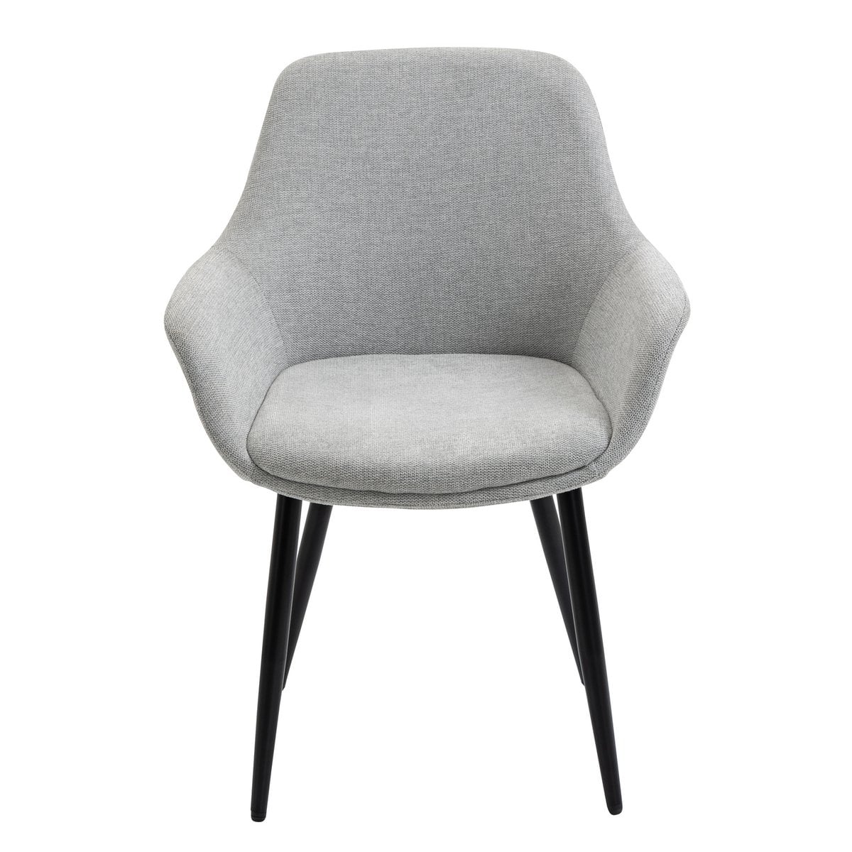 Set van 2 fauteuils lichtgrijs