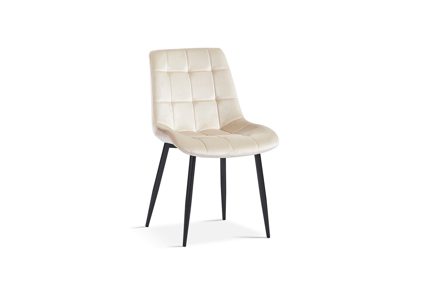 Stoel 'Juta' Fluweel Beige