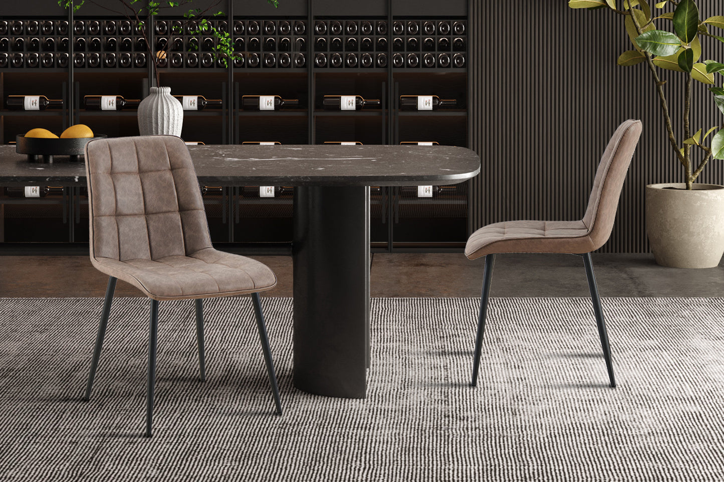 "Chair 'Furas' Vintage PU Brown"