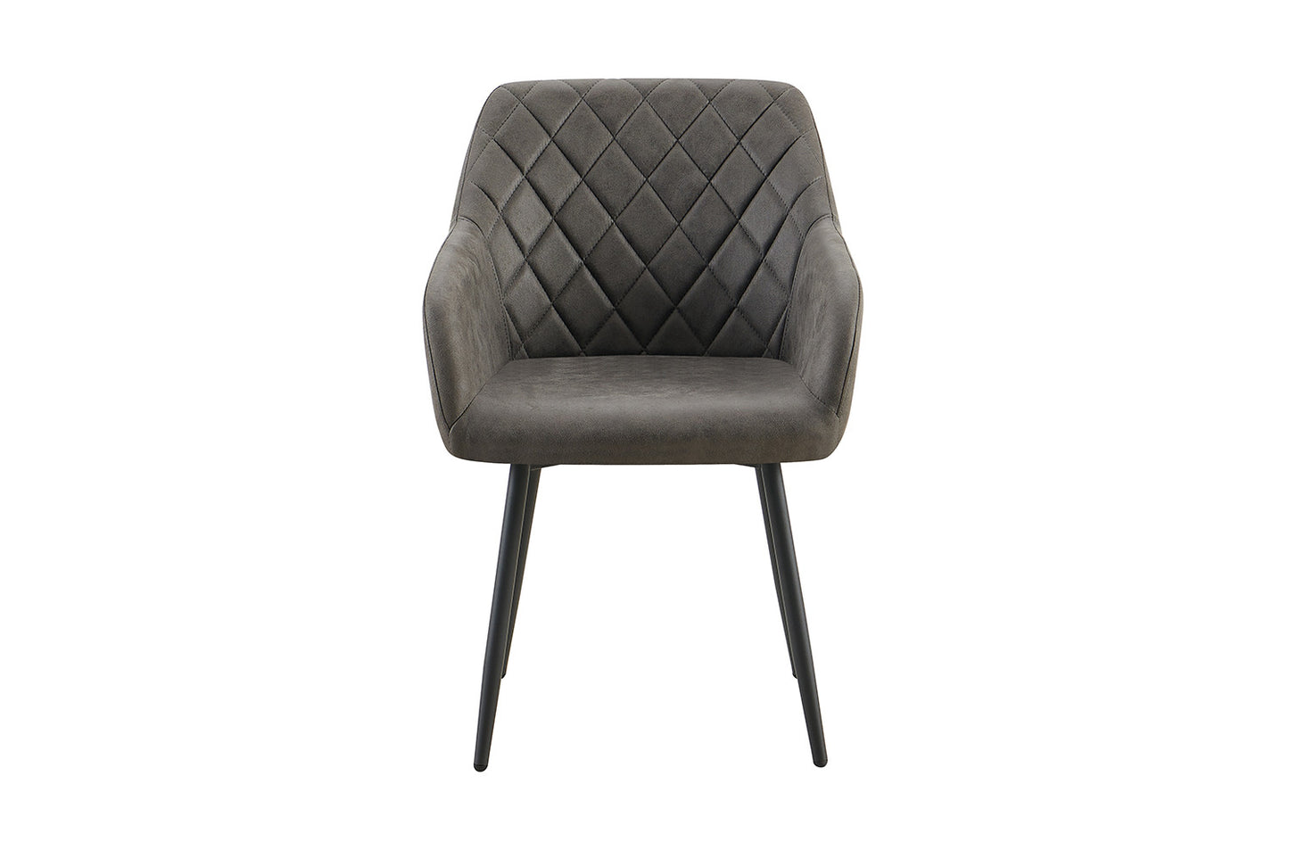 "Stoel 'Peron' Microvezel PU Grijs"