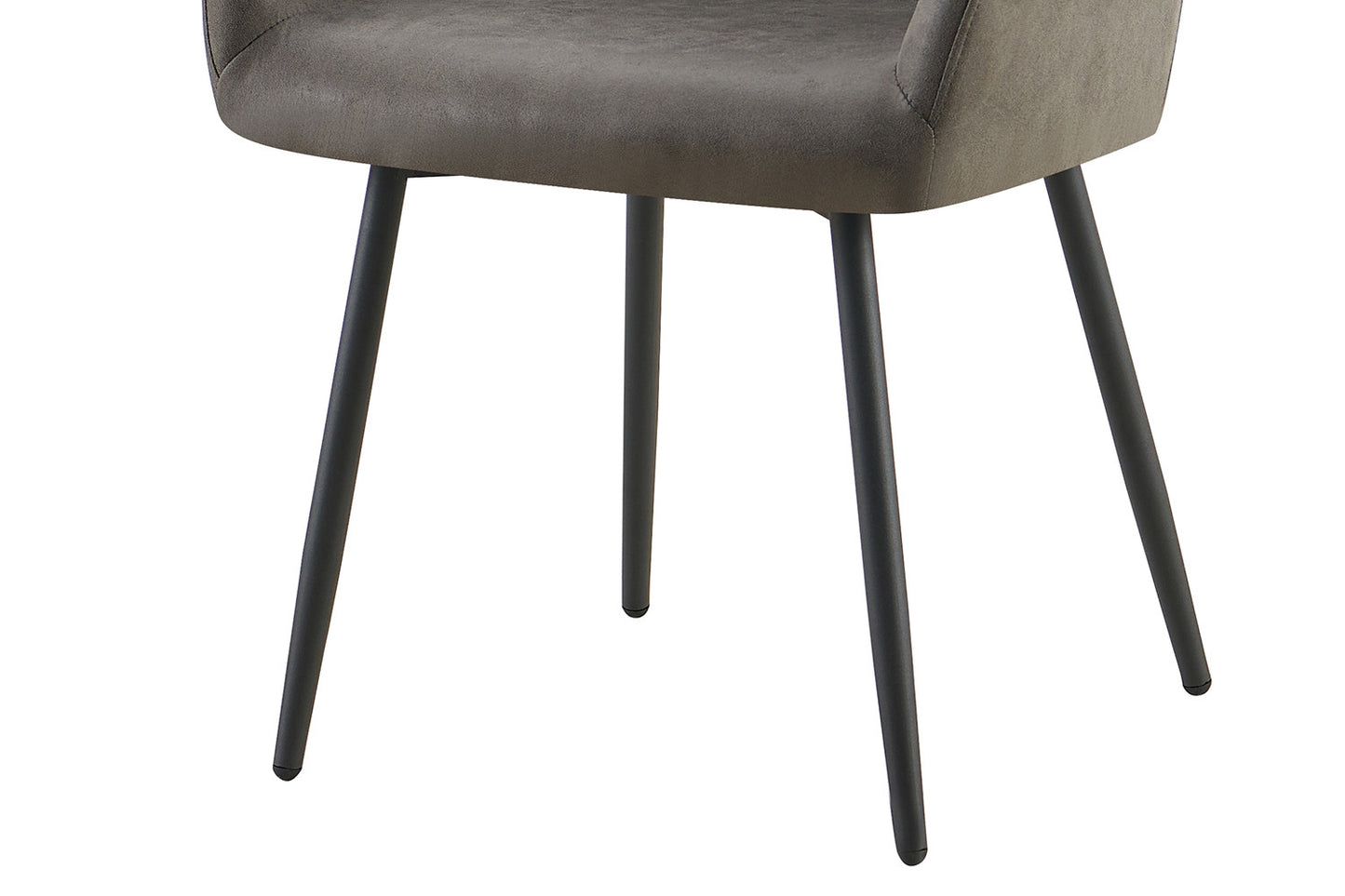 "Stoel 'Peron' Microvezel PU Grijs"