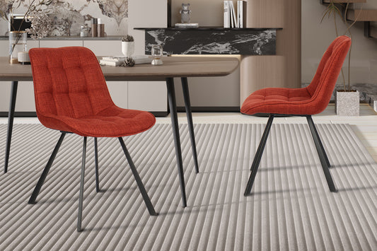 Stoel 'Ariba' Stof Ote Montego 253 Rood