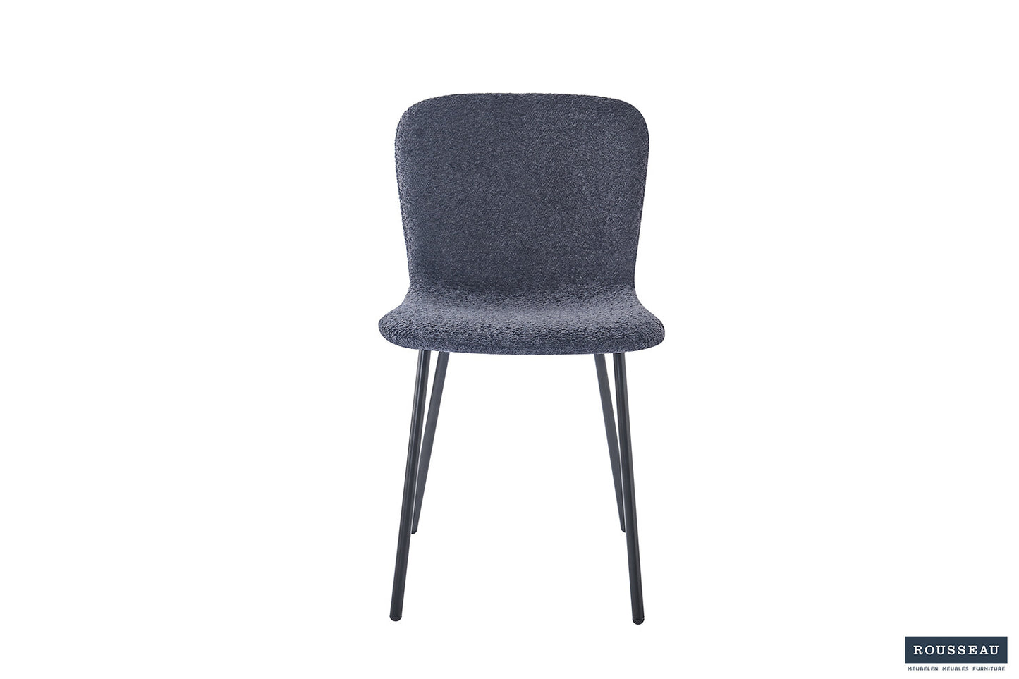 Stoel 'Susan' Bouclé Donkergrijs