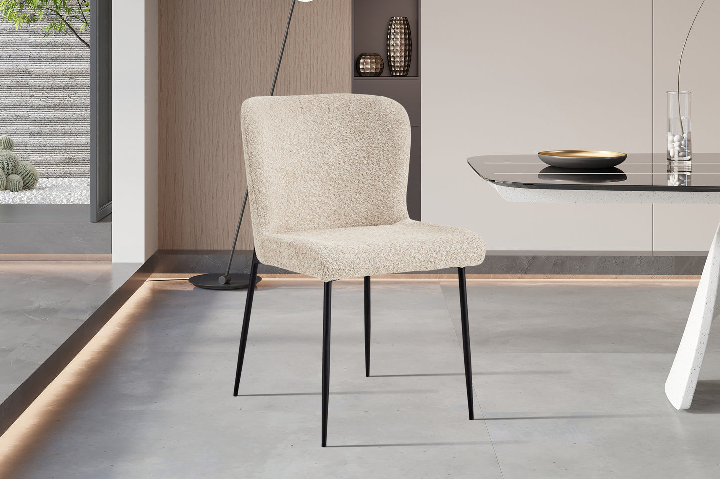 Stoel 'Lisa' Bouclé Beige