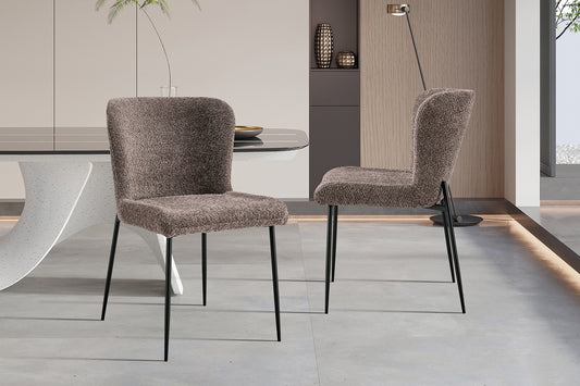 Stoel 'Lisa' Bouclé Zand