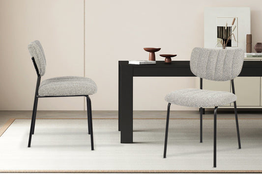 Stoel 'Antura' Stof Ote Lisa 453 Lichtgrijs