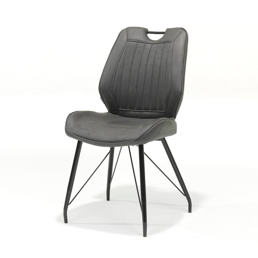 "Chair Penta black fabric Soft Anthracite"