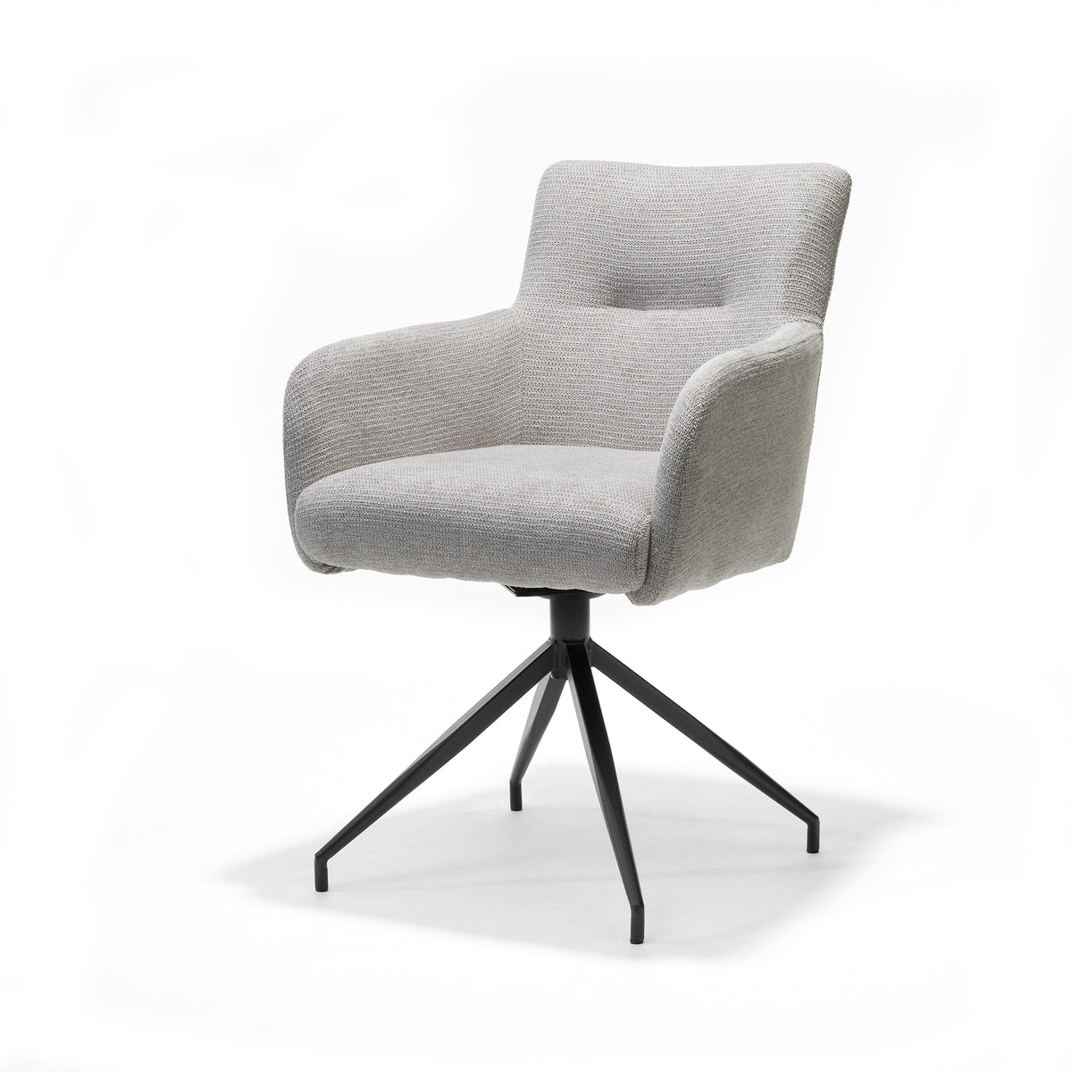 Joey fauteuil Stof Aragon Grijs