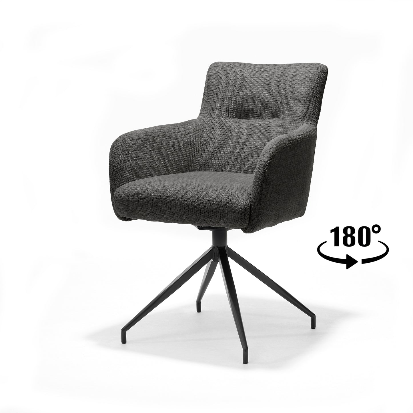 Joey fauteuil Stof Aragon Antraciet