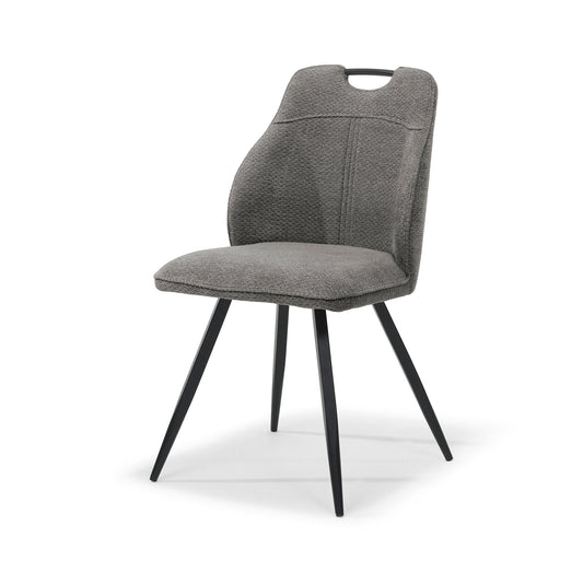 Adele stoel Stof Retro Bliss #93 Antraciet