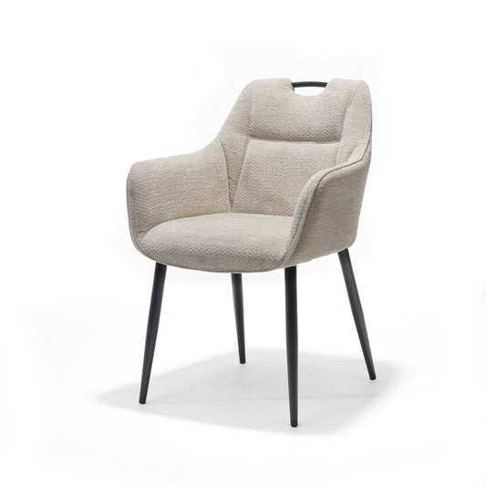 Adele armstoel Stof Retro Bliss #03 Natural