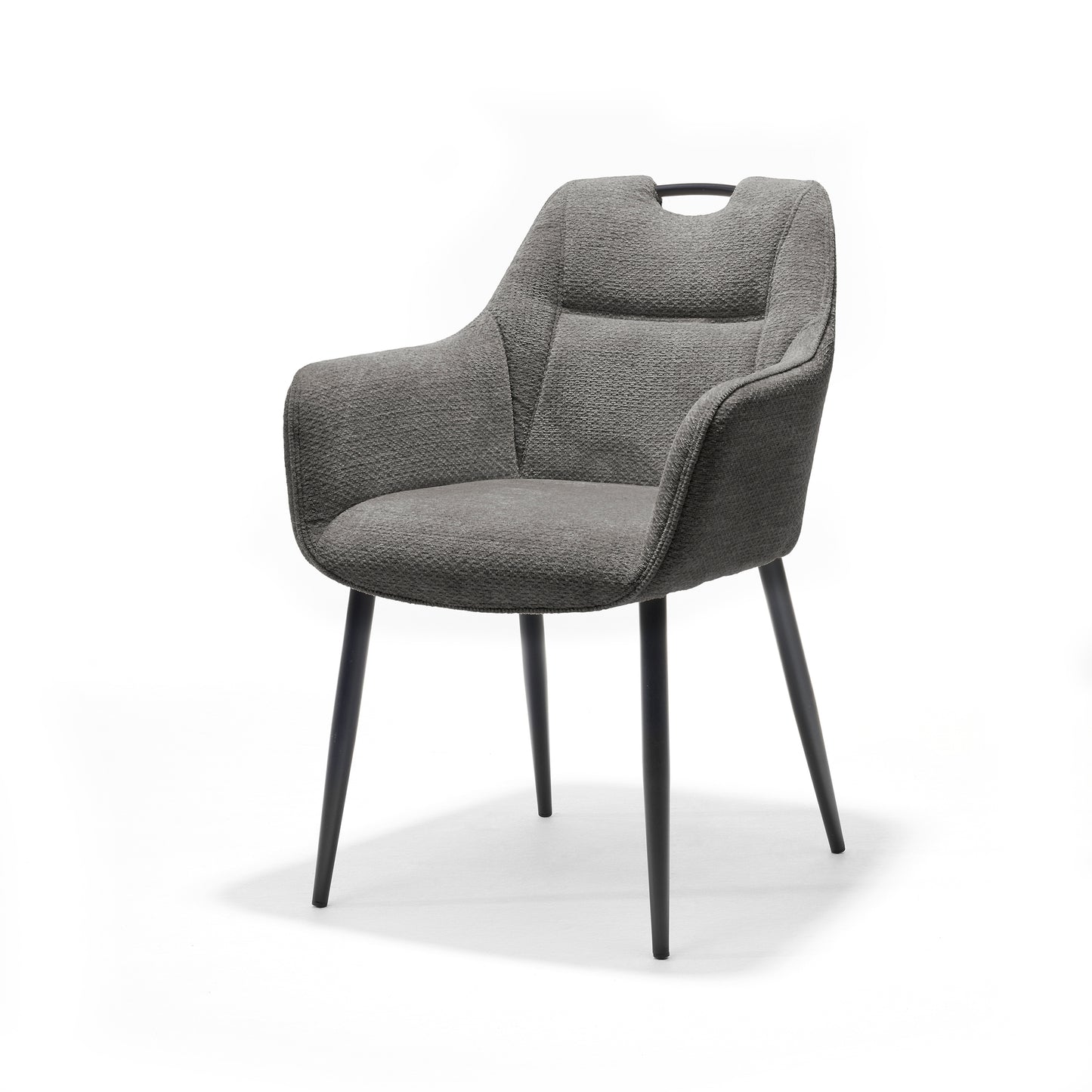 Adele armstoel Stof Retro Bliss #93 Antraciet