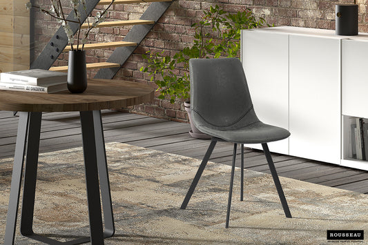 "Chair 'Oslo' PU Zwart"