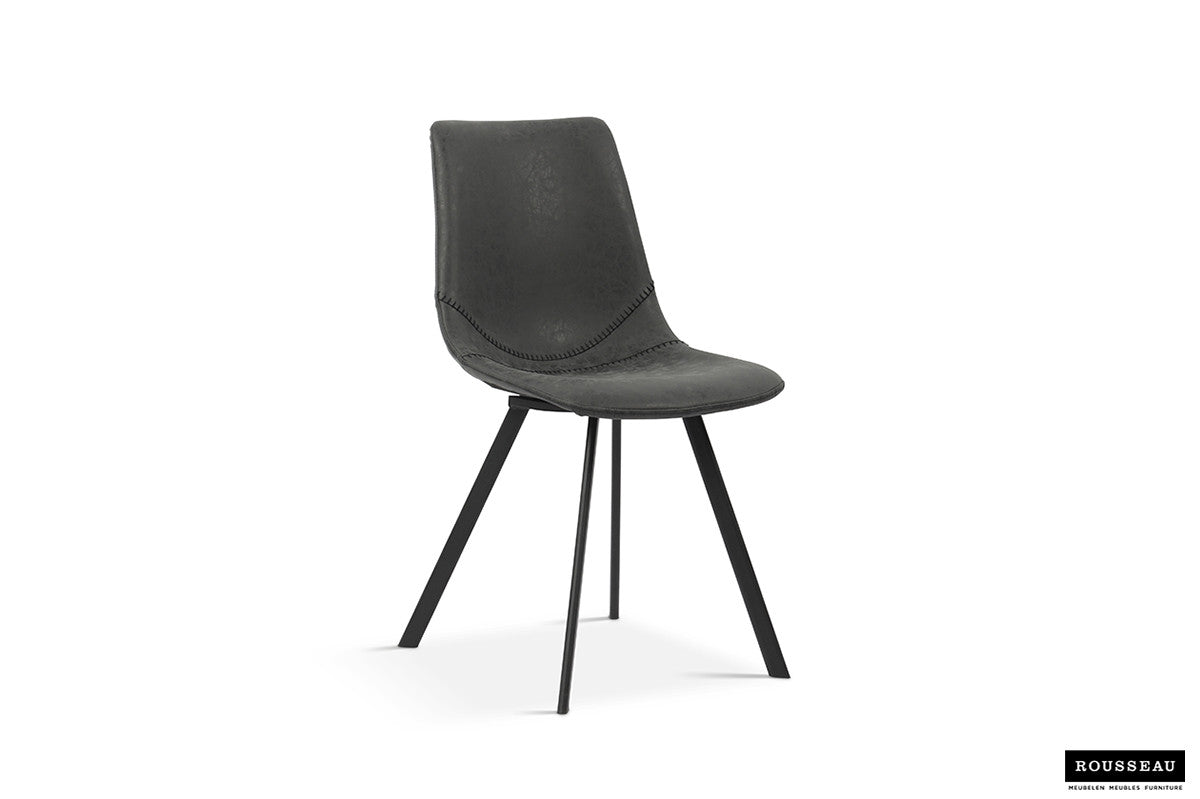 "Chair 'Oslo' PU Zwart"