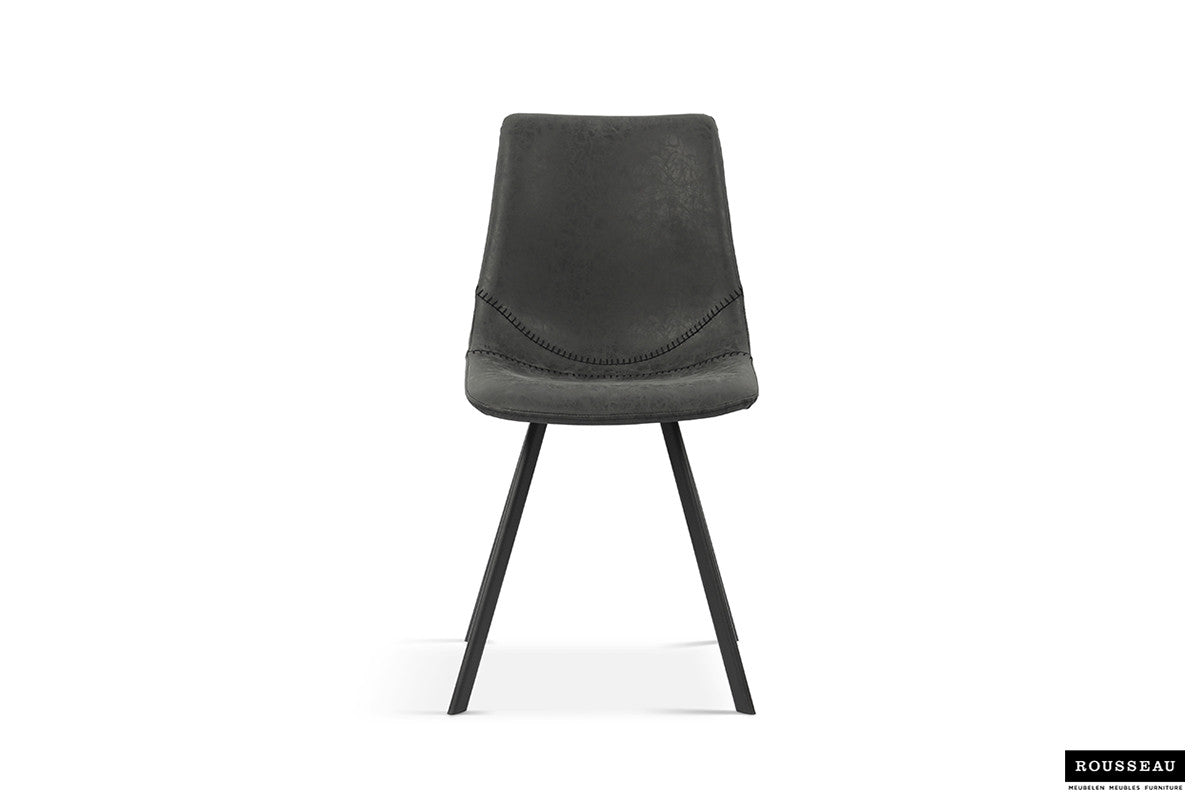 "Chair 'Oslo' PU Zwart"
