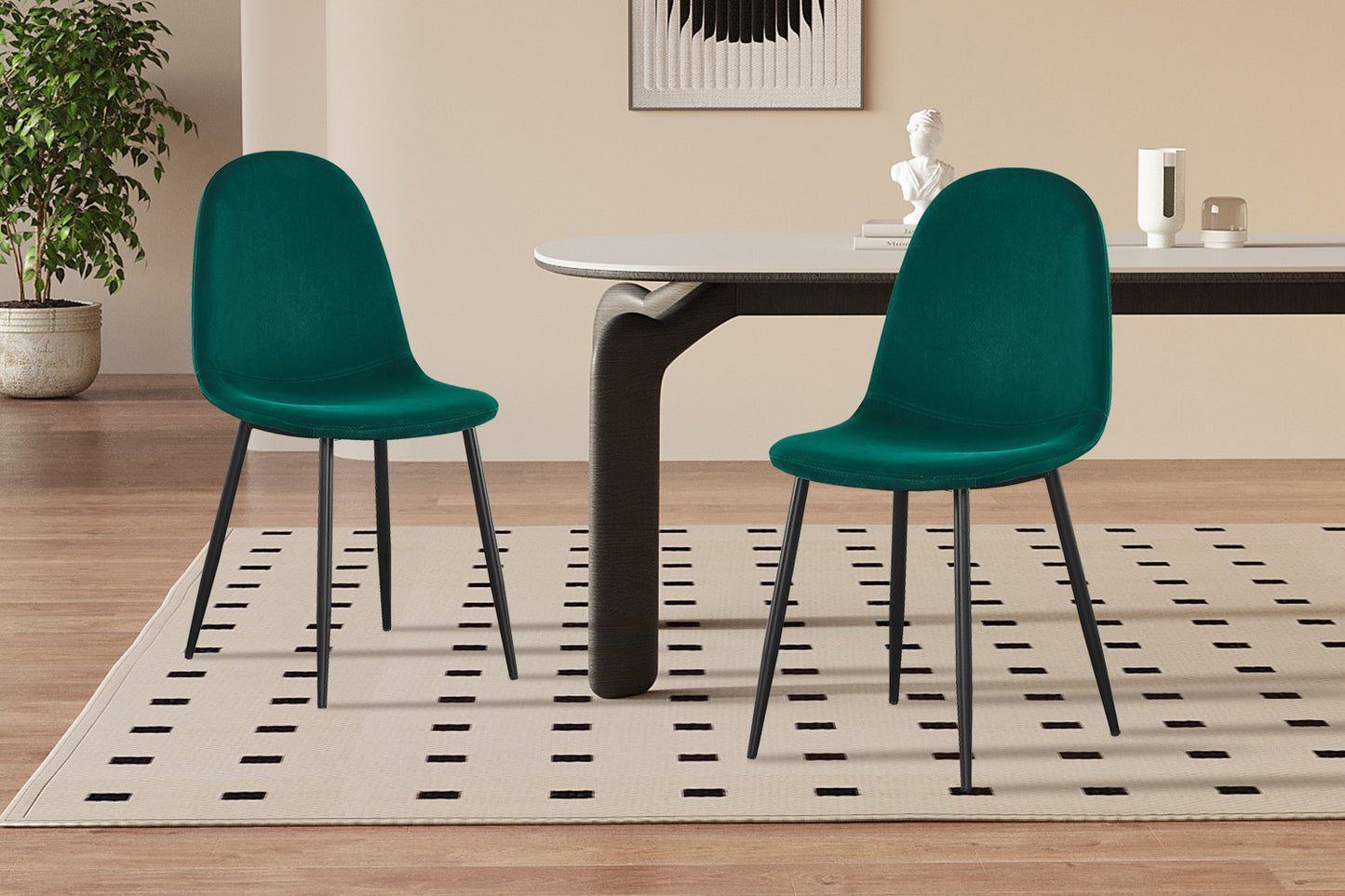 Stoel 'Boy' Fluweel Groen