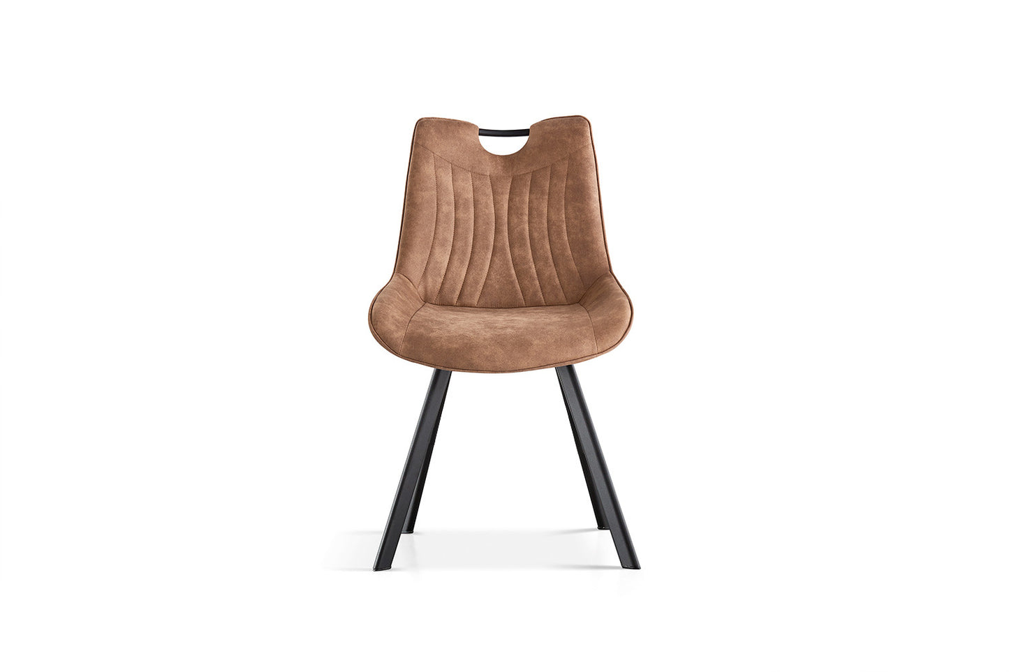 Stoel 'Pablo' Microvezel PU Donkerbruin