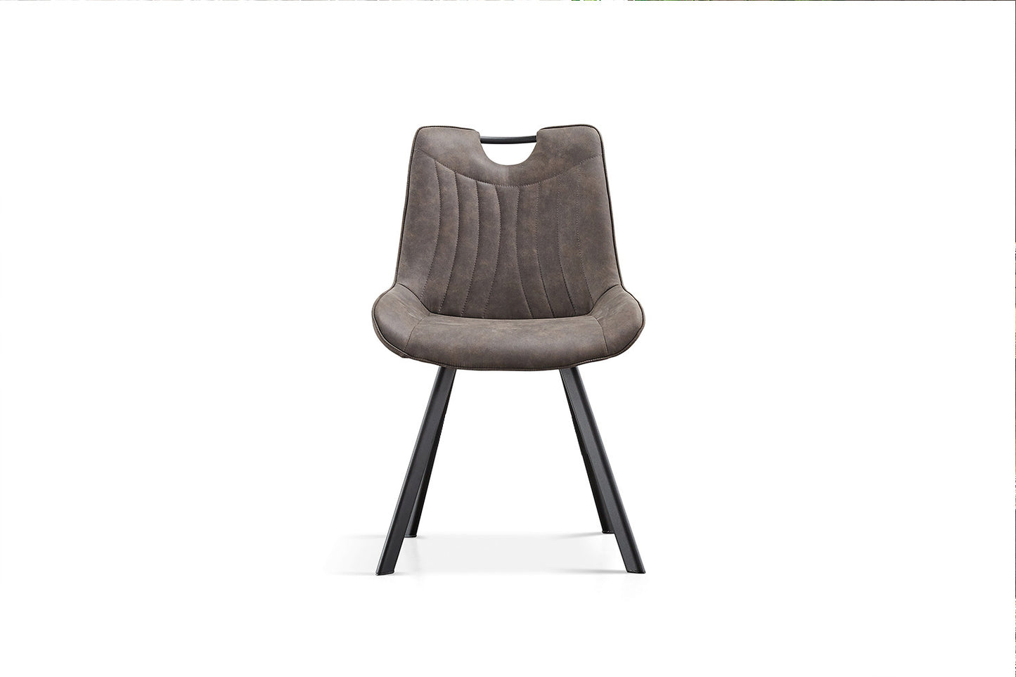 Stoel 'Pablo' Microvezel PU Donkergrijs