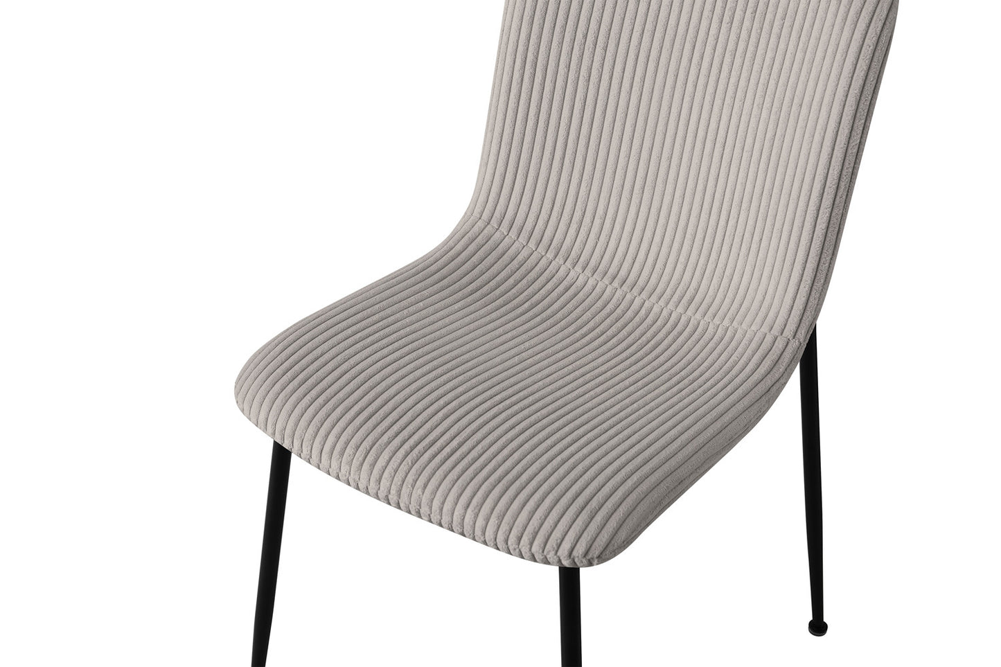 Stoel 'Alice' Corduroy Lichtgrijs