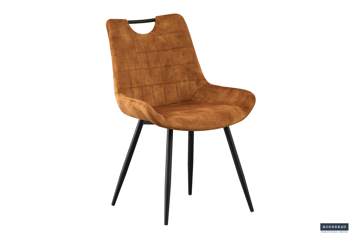 Stoel 'Nina' Fluweel Goud