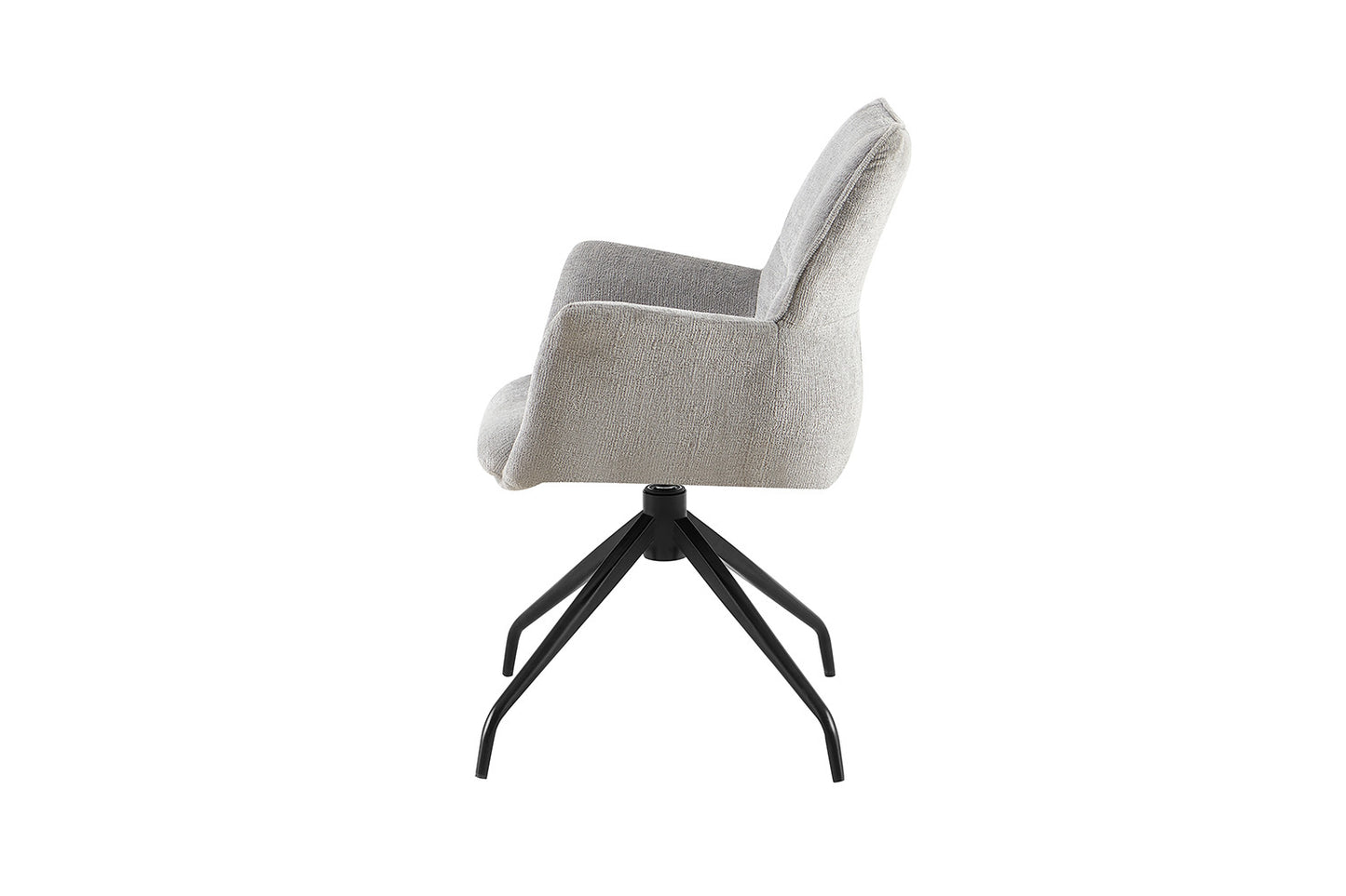 Stoel 'Lamor' Draaibaar tot 0 Stof Davis Perfect Harmony 85 Grijs
