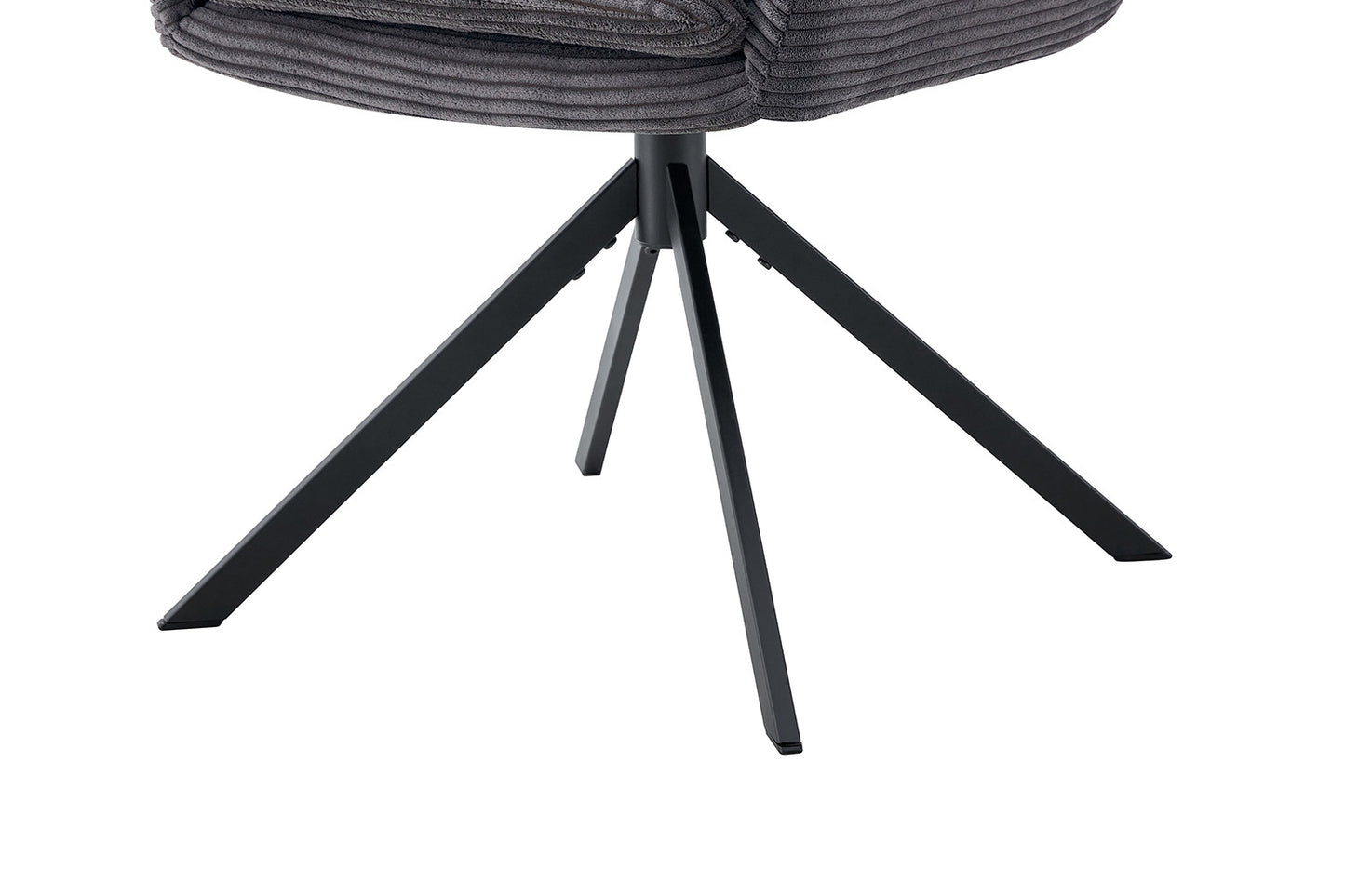 Stoel 'Luna' Draaibaar tot 0 Corduroy Fabb Hyper 16 Grijs