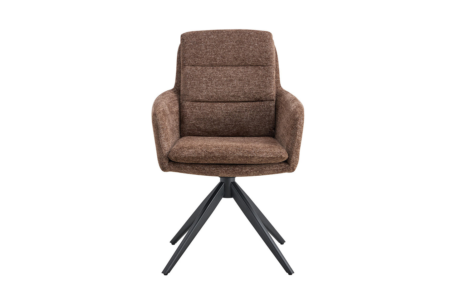 Stoel 'Lisold' Draaibaar tot 0 Stof Fabb Raven 45 Bruin